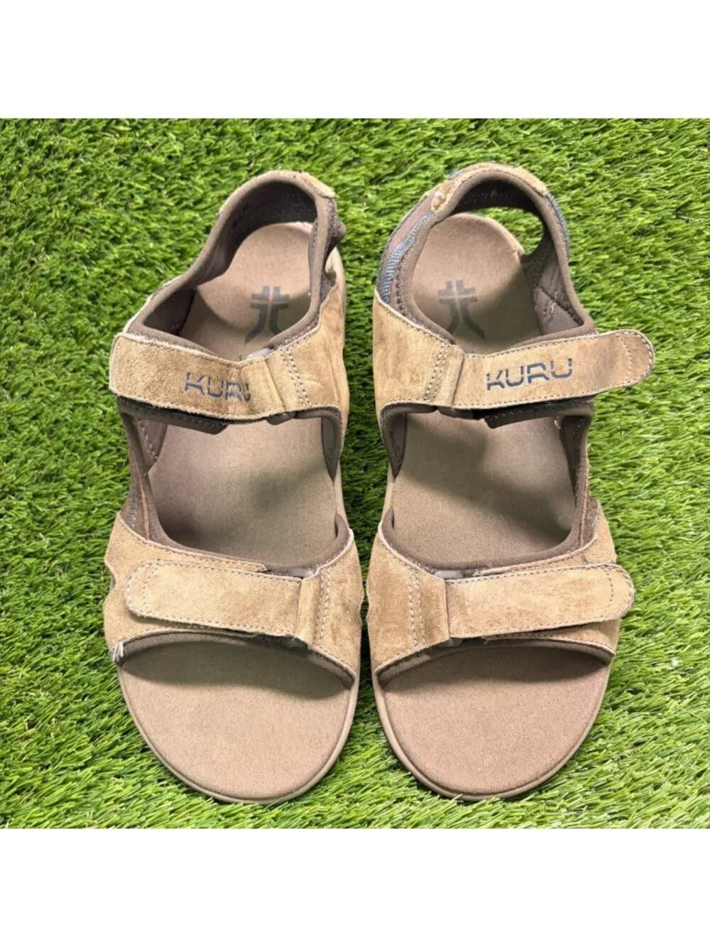 Kuru Tread Mens Size 12 Brown Blue Beach Walking Outdoor Sport Strappy Sandals